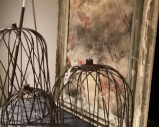 Artwork and Iron Domes -  Be Creative…. Place domes over select flowers so deer don’t eat 