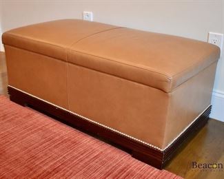 Vanguard Furniture leather cedar chest