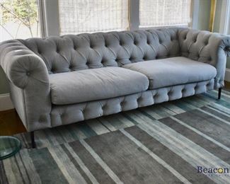 Tufted sofa