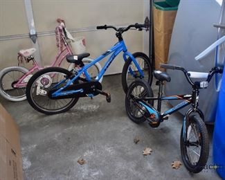 Kids' bikes