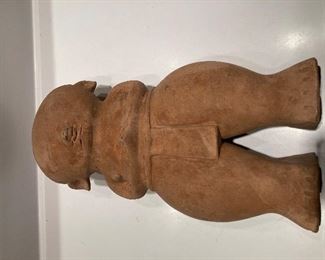 Mayan clay figure 