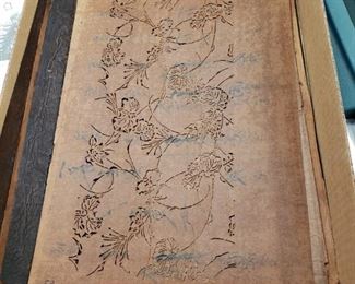 These stencils were used on Kimono's