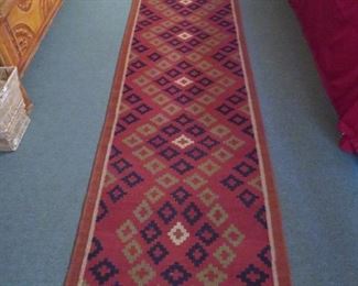 Beautiful vintage Kilim runner - colors are crisp and vibrant