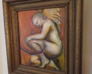 Very nice original Gilberto Tarin painting