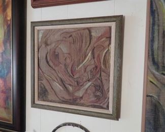 1 of 2 stunning original works on canvas