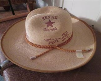 Original and well-preserved Texas sesquicentennial hat 