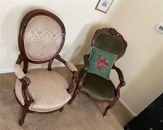 Antique chairs 
GREEN CHAIR SOLD