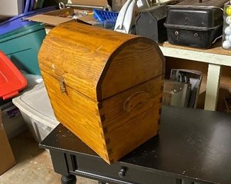 Hand made wood trunk