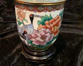Chinese Jar with Stand 