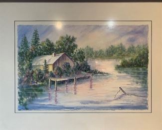 Anne Sakmyster original watercolor painting art