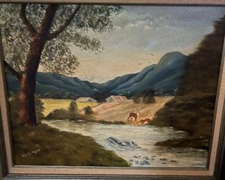 Norm Hodges Oil Painting