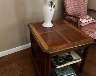 side table with storage