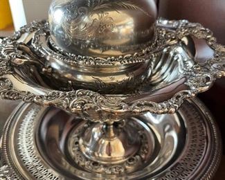 silver plate server