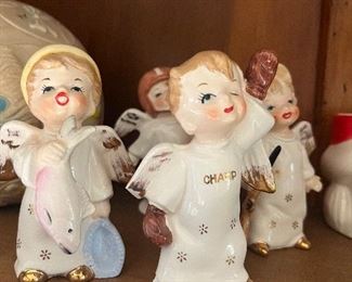 vintage Japan angel figurines