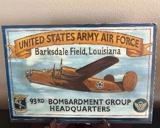 Army Air Force sign