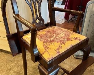 Chippendale style high chair 