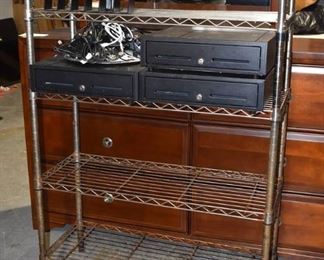 Adjustable Chrome Wire Shelving B