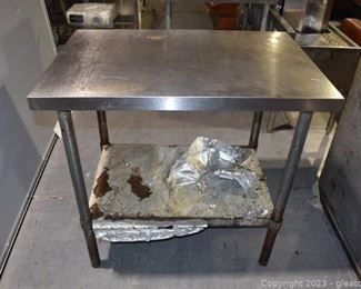 Commercial Grade Prep Table B