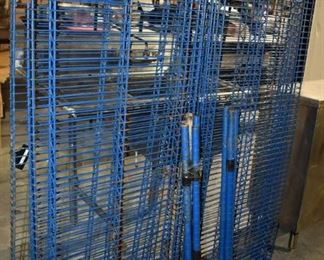 Commercial Plastic Coated Metal Wire Shelving