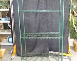 Commercial Plastic Coated Metal Wire Storage Shelving