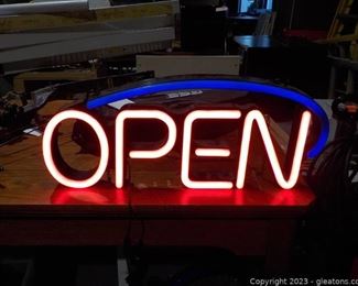Electric LED Open Sign