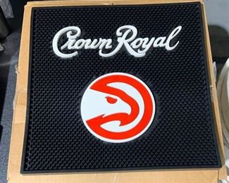 Nine Crown Royal Atlanta Hawk Counter Bar Mats