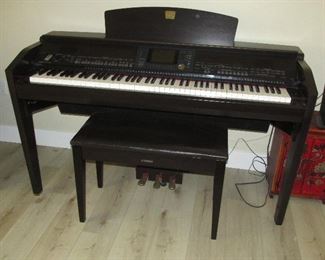 Yamaha Clavinova Digital Piano and Bench