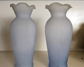 Frosted Glass Vases