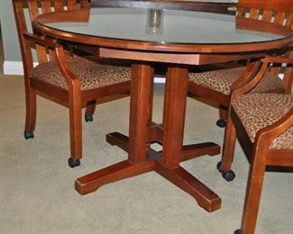 Wonderful Base on the Ethan Allen American Impressions Cherry Dining Table!