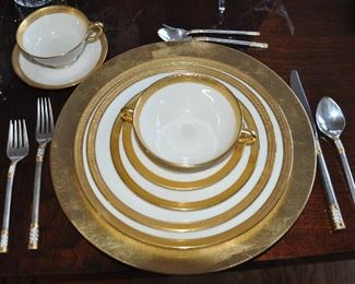 Timeless Lenox "Lowell" Service for 12, Seven Piece Place Setting  China. This Beautiful Set is Part of the Presidential Collection!