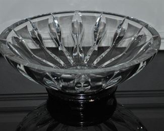 Reed and Barton Center Piece Cut Crystal 13" Bowl