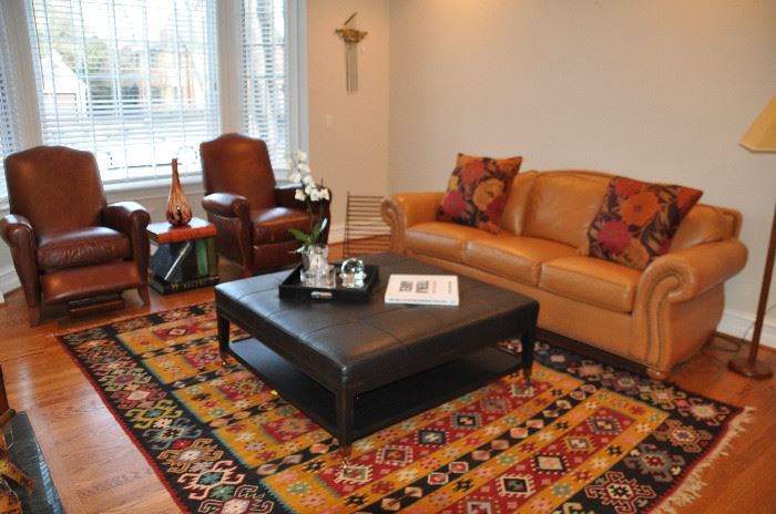 Stunning Living Room Filled with Pristine Furniture and Home Decor!