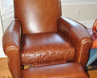 Open View of the Fabulous Leather Recliner!