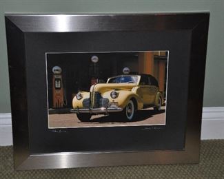 1940 Buick Framed Photograph by James C Ritchie, 23.5" x 19.5"