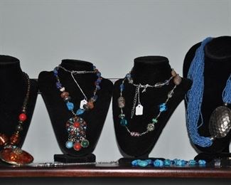 Jewelry Perfect for Accessorizing Your Spring Outfits Include Chico’s, Banded Glass & Beading. 