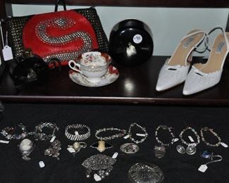 Shoes, Vintage Lanvin  Powder Box, More Tea Cups and Fun Bracelets to Explore