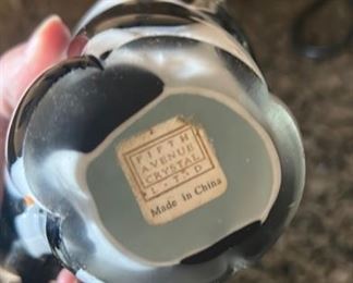 Fifth Avenue Crystal cow 