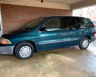 #32 2000 Ford deep emerald green Windstar LX Mini Van . Great condition! SOLD!