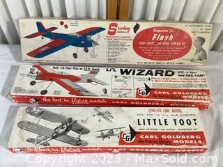 wvintage wood model planes for gas engines3651 t