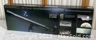 wbushnell 150 power telescope3551 t