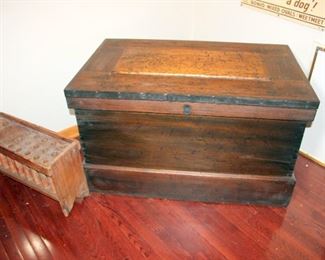 Incredible Tool Chest and Redware Candle Mold