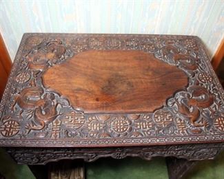 Rare Early Chinese Folding Prayer / Opium Table