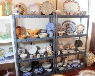 Incredible Selection of Early 19th c. Spatterware