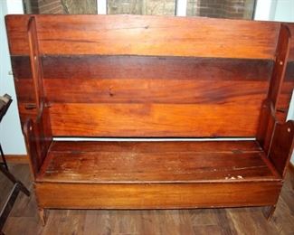 Antique Convertible Bench / Table