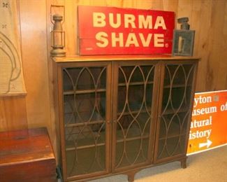 2 Sided Burma Shave Sign