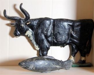 Huge Selection of Antique Cast Iron Door Stops