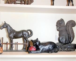 Huge Selection of Antique Cast Iron Door Stops