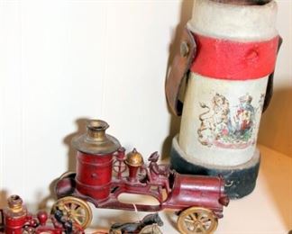 Fire Bucket, Cast Iron Fire Engines