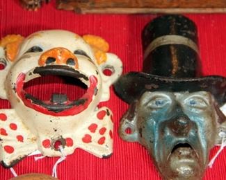 Figural Cast Iron Bottle Openers