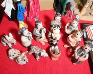 Native American Snowflake Flower Nativity